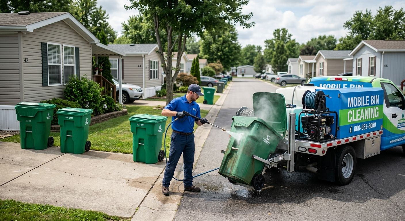 Best trash bin cleaning service for mobile home communities