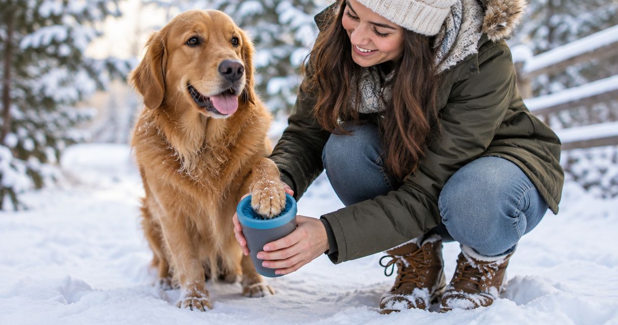 Best dog paw cleaners for winter walks in 2026