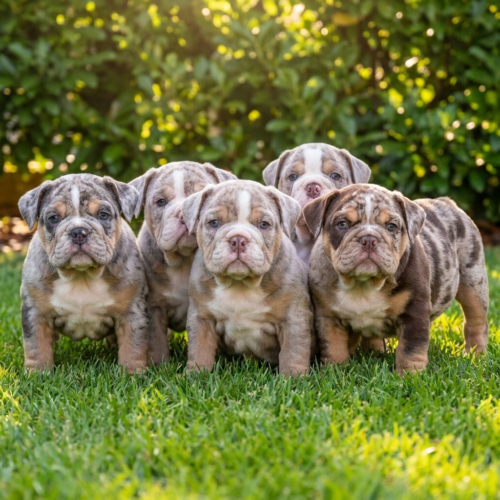 Merle bulldog price: what rare-color puppies really cost
