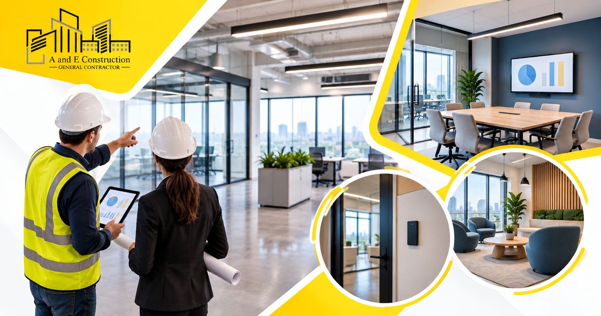What should an office build-out handover include in DC?