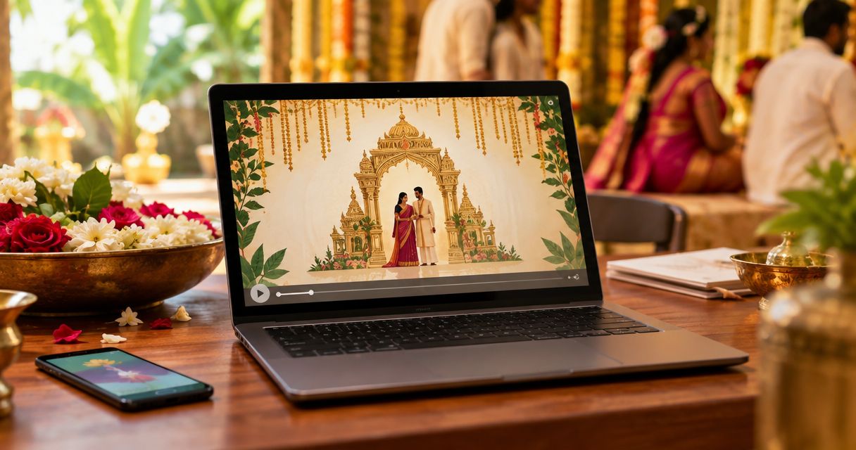 Best south indian wedding invitation video makers in 2026