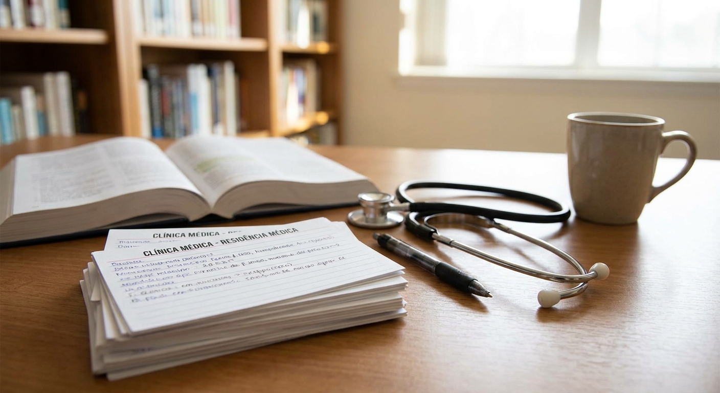 Internal medicine flashcards for Residência Médica exam