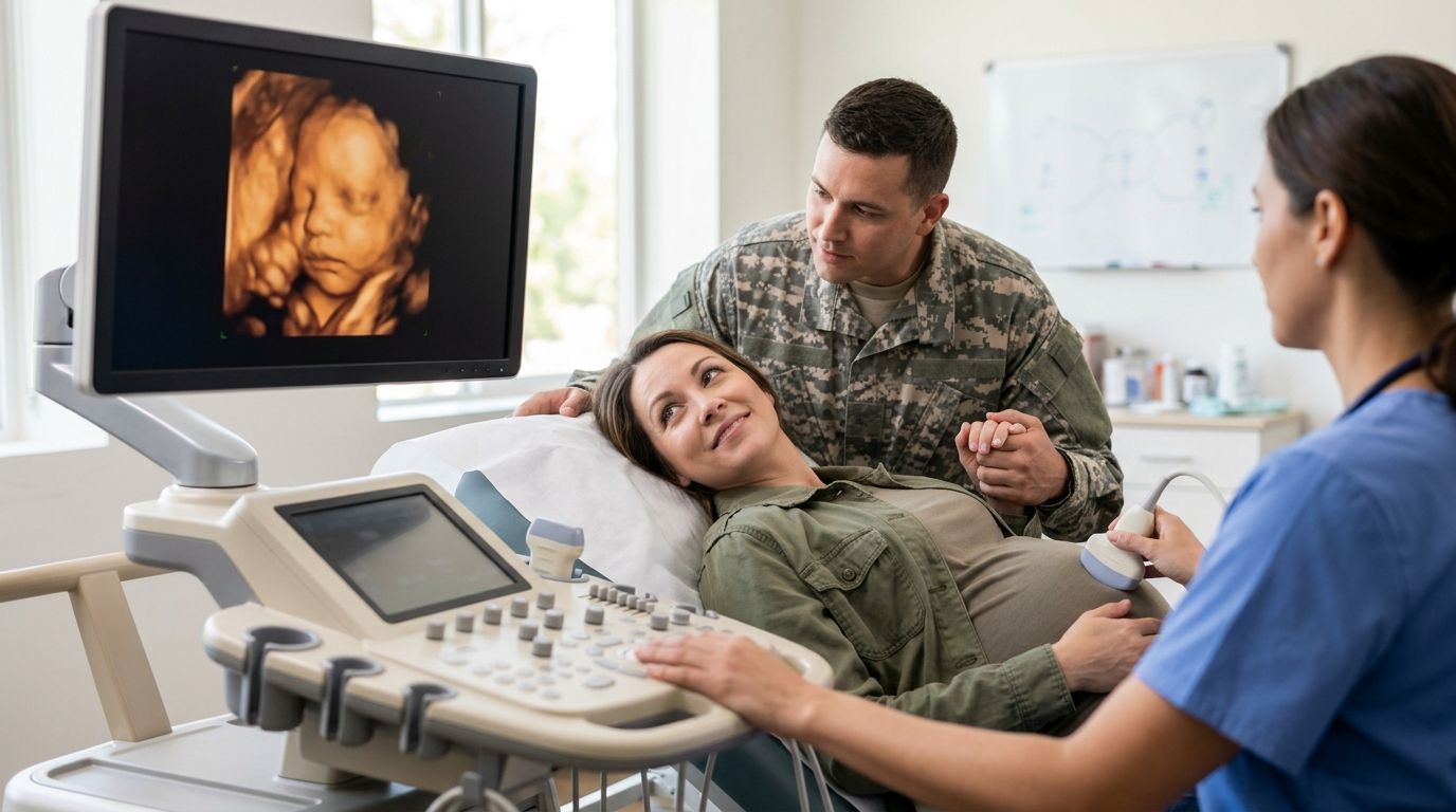 3D/4D ultrasound for military families: complete 2026 guide