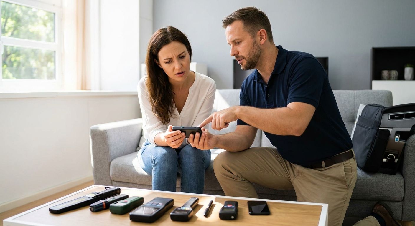 GPS tracker detection for domestic violence and stalking victims