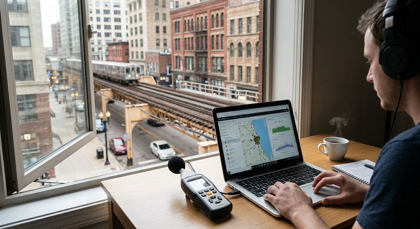 How to research a Chicago apartment building's noise levels before signing