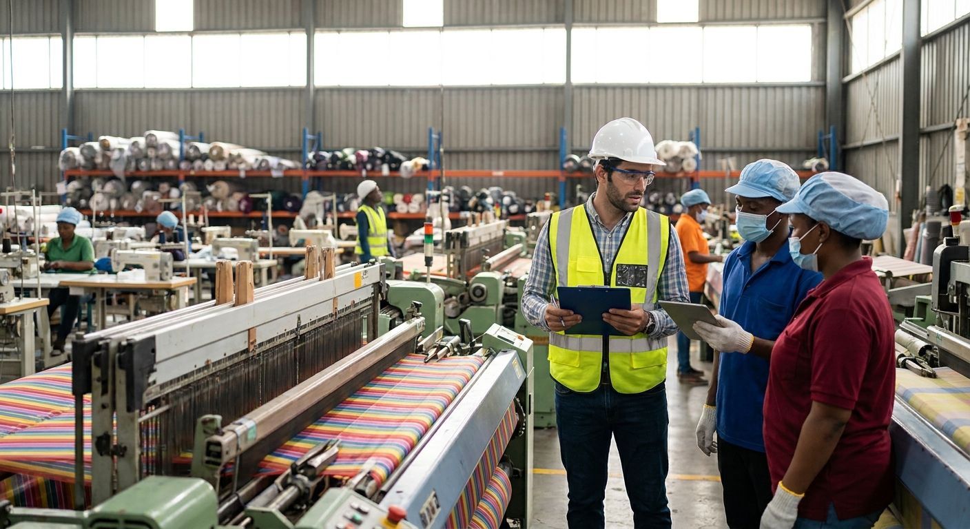 Safety staffing for textile and apparel manufacturing