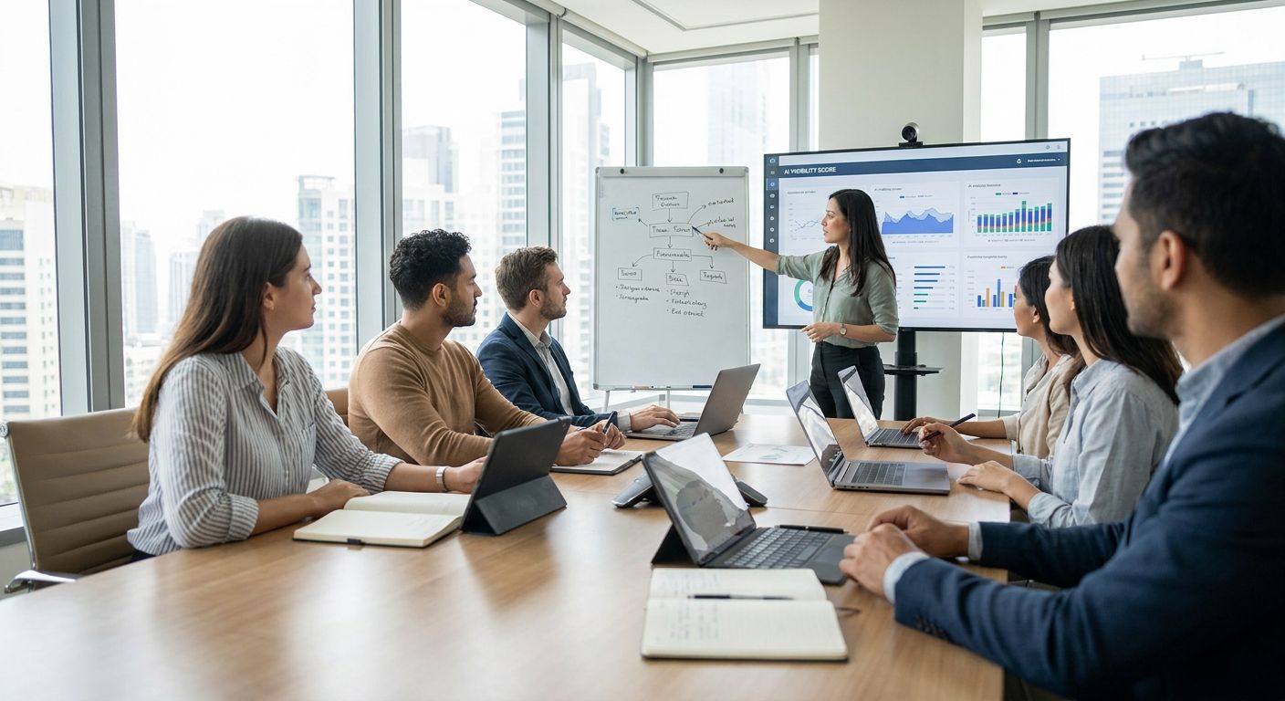 How to run a monthly AI visibility benchmarking review