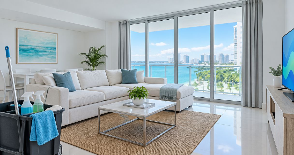 Best cleaning plan for Miami Airbnb and vacation rental hosts