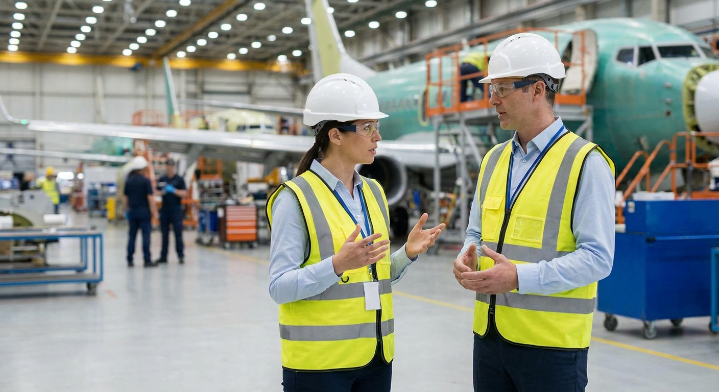 Safety staffing for aerospace manufacturing plants