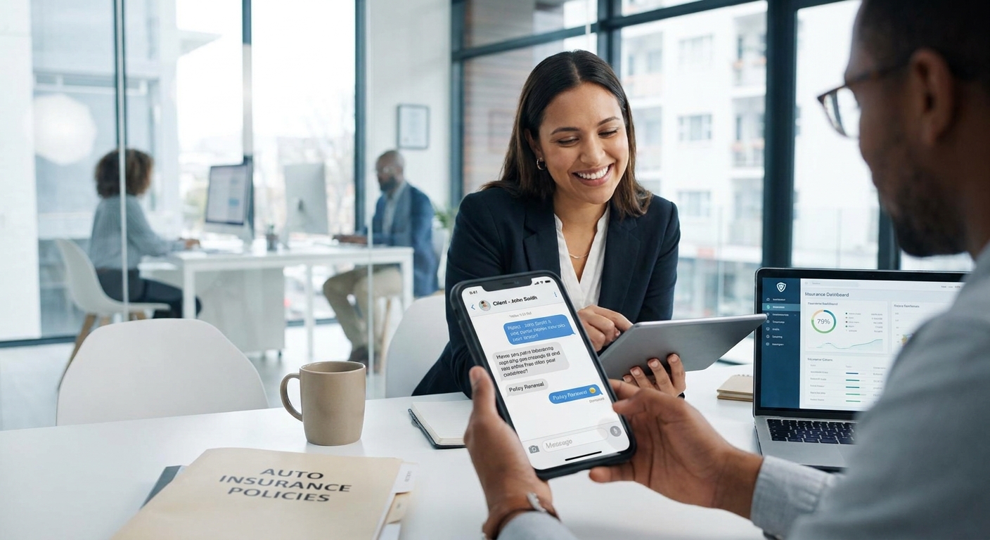 Best business texting service for insurance agencies