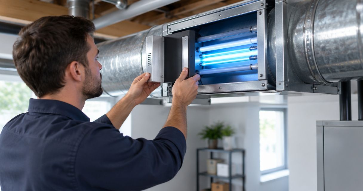 How to add a UV air purifier to your existing ductwork