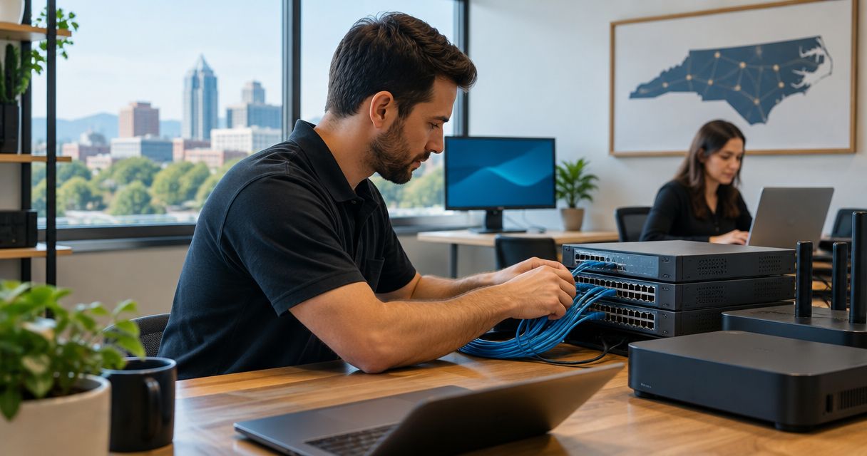 Best small business network setup services in North Carolina 2026