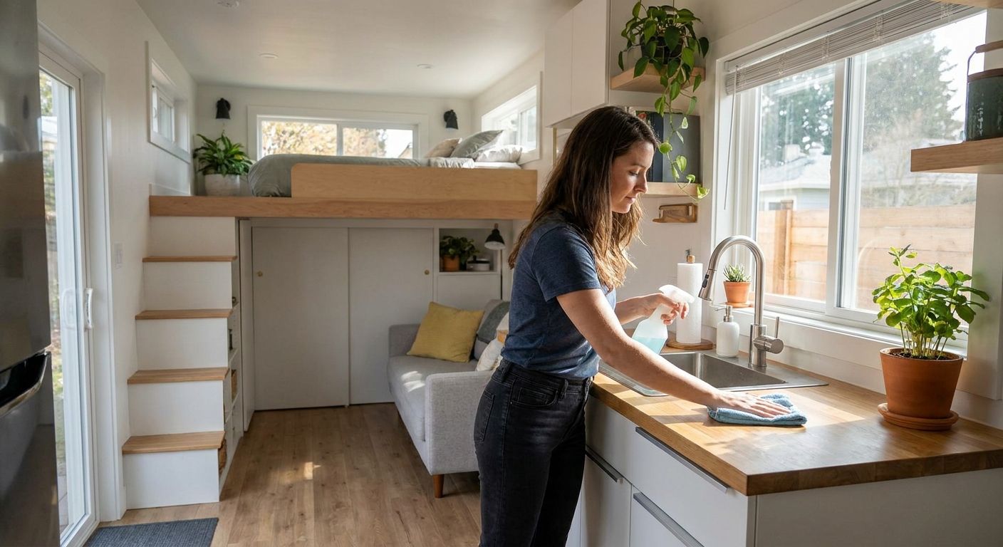 House cleaning for tiny homes and ADUs