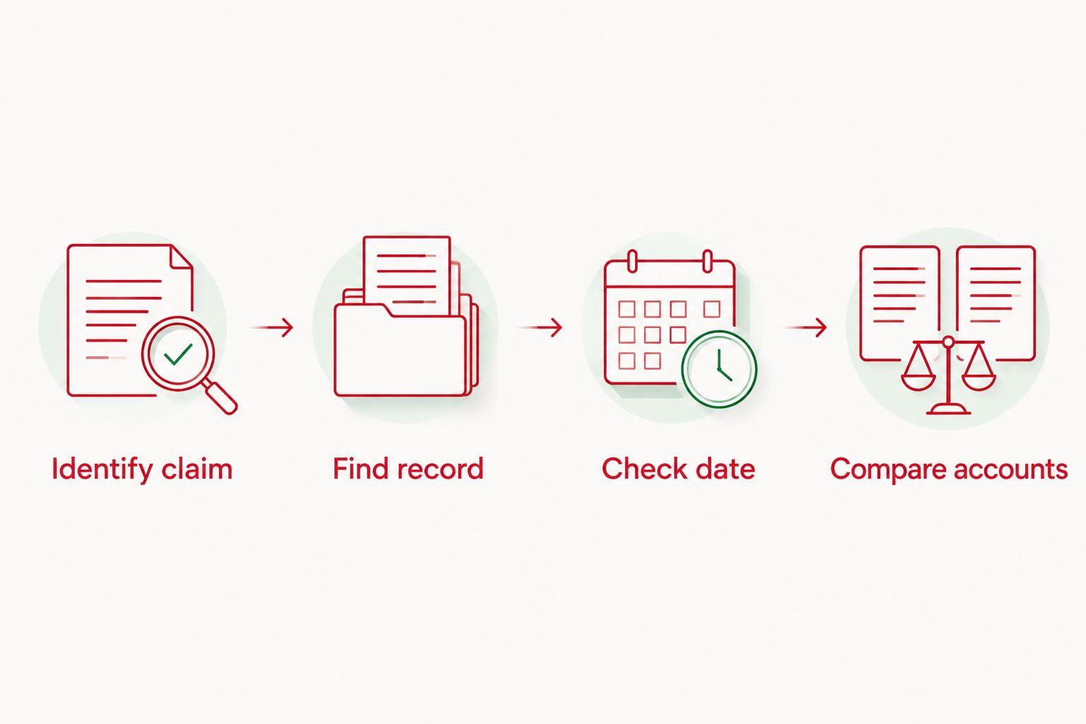 Four steps for checking a political news claim against its record and other reporting.