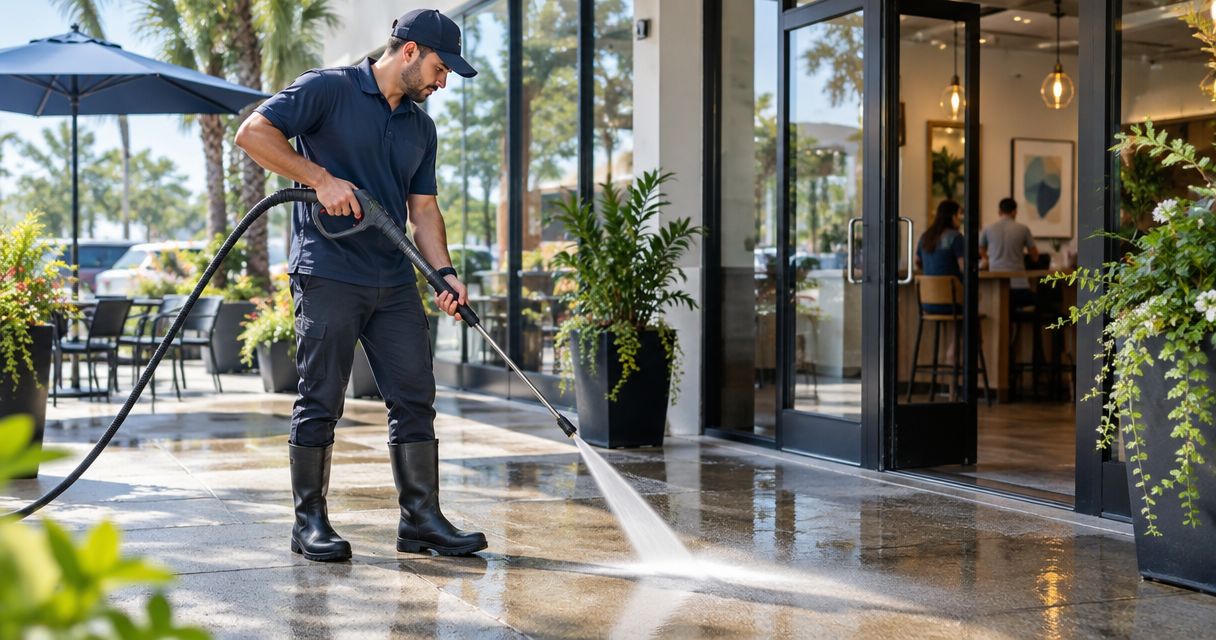How should Nassau County businesses plan cleaning around customers?