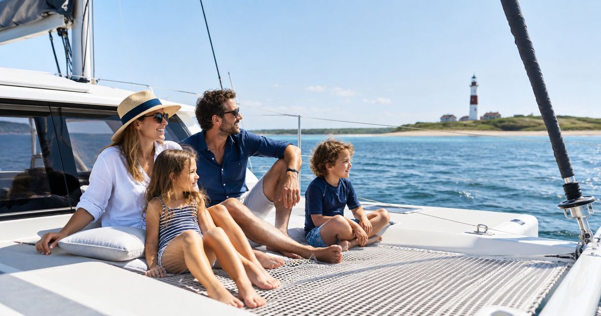 Best catamarans for a family day on the water in the Hamptons
