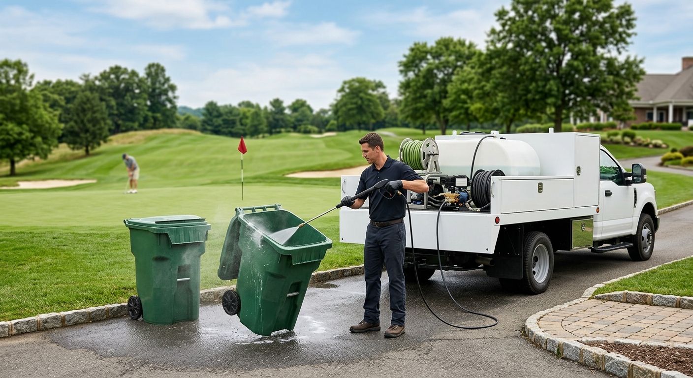 Best trash bin cleaning service for golf courses