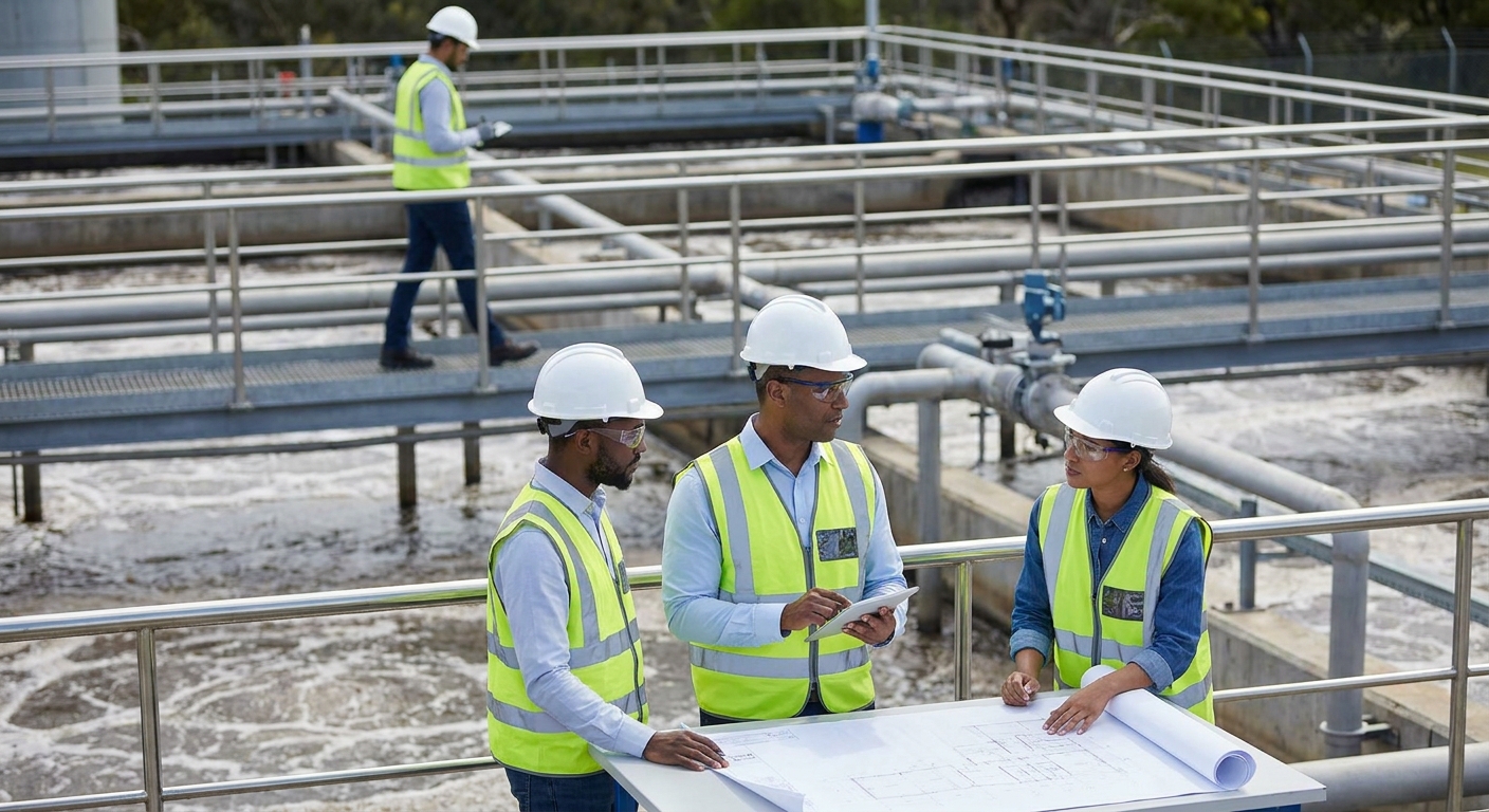 Safety staffing for water and wastewater treatment plants