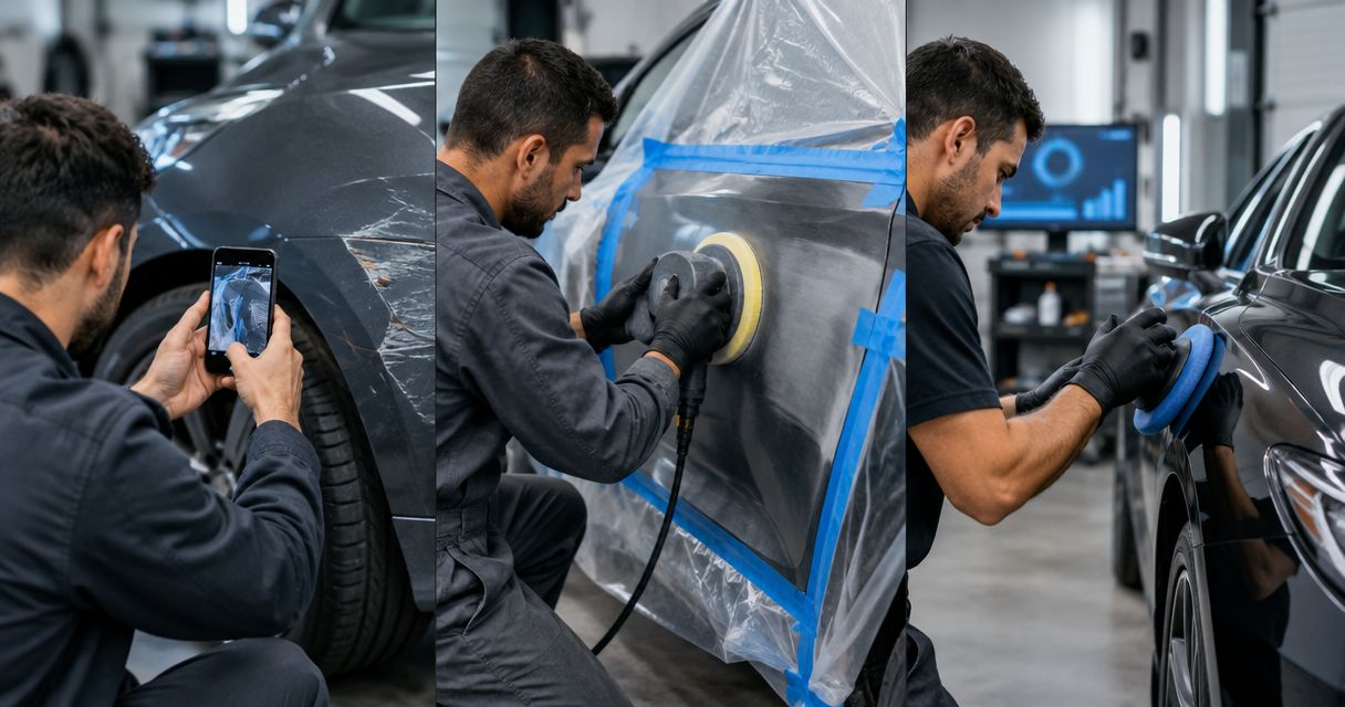 Insurance claim photos to paint correction: complete 2026 workflow