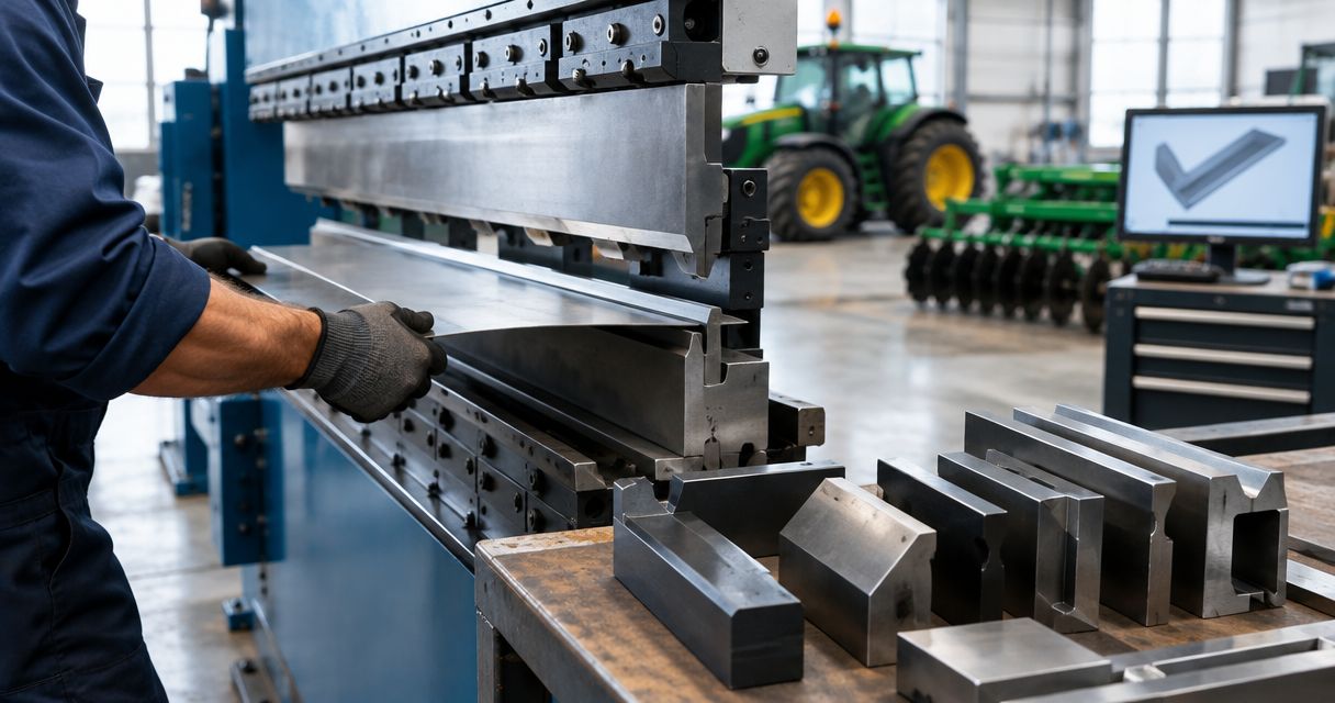 Press brake dies for agricultural equipment: complete 2026 guide