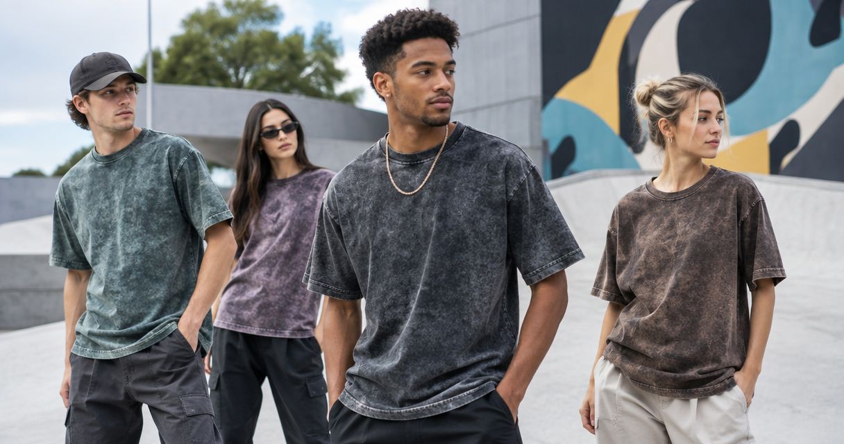 Best acid wash t-shirts for streetwear outfits 2026