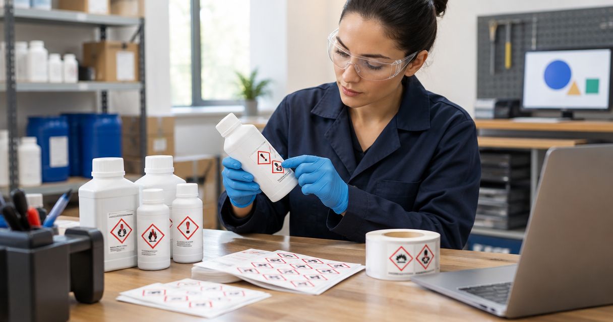 Best GHS chemical labeling kits for small manufacturers 2026