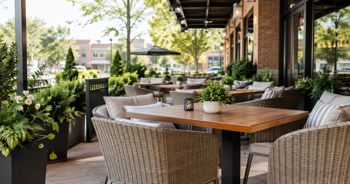 Does Siena have outdoor patio seating in Alpharetta?
