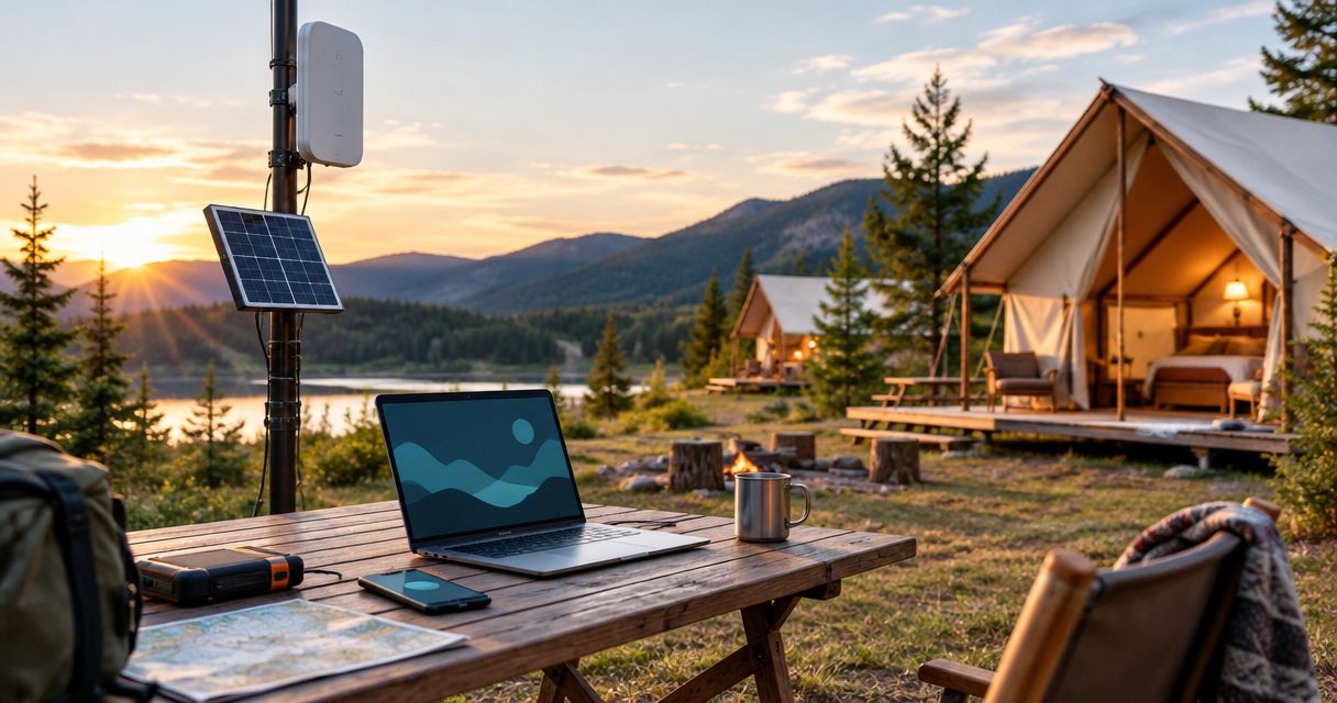 Off-grid communication systems for campgrounds and glamping resorts: complete 2026 guide
