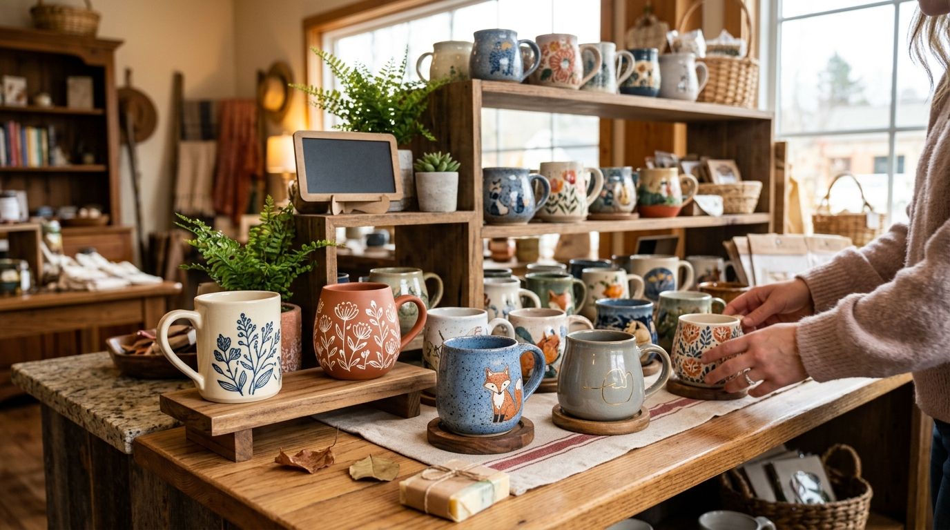Best custom mugs for retail gift shops