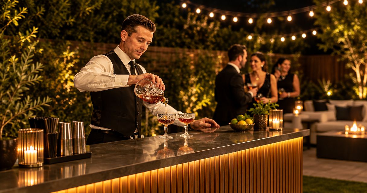 Best bar setup features for backyard private parties 2026