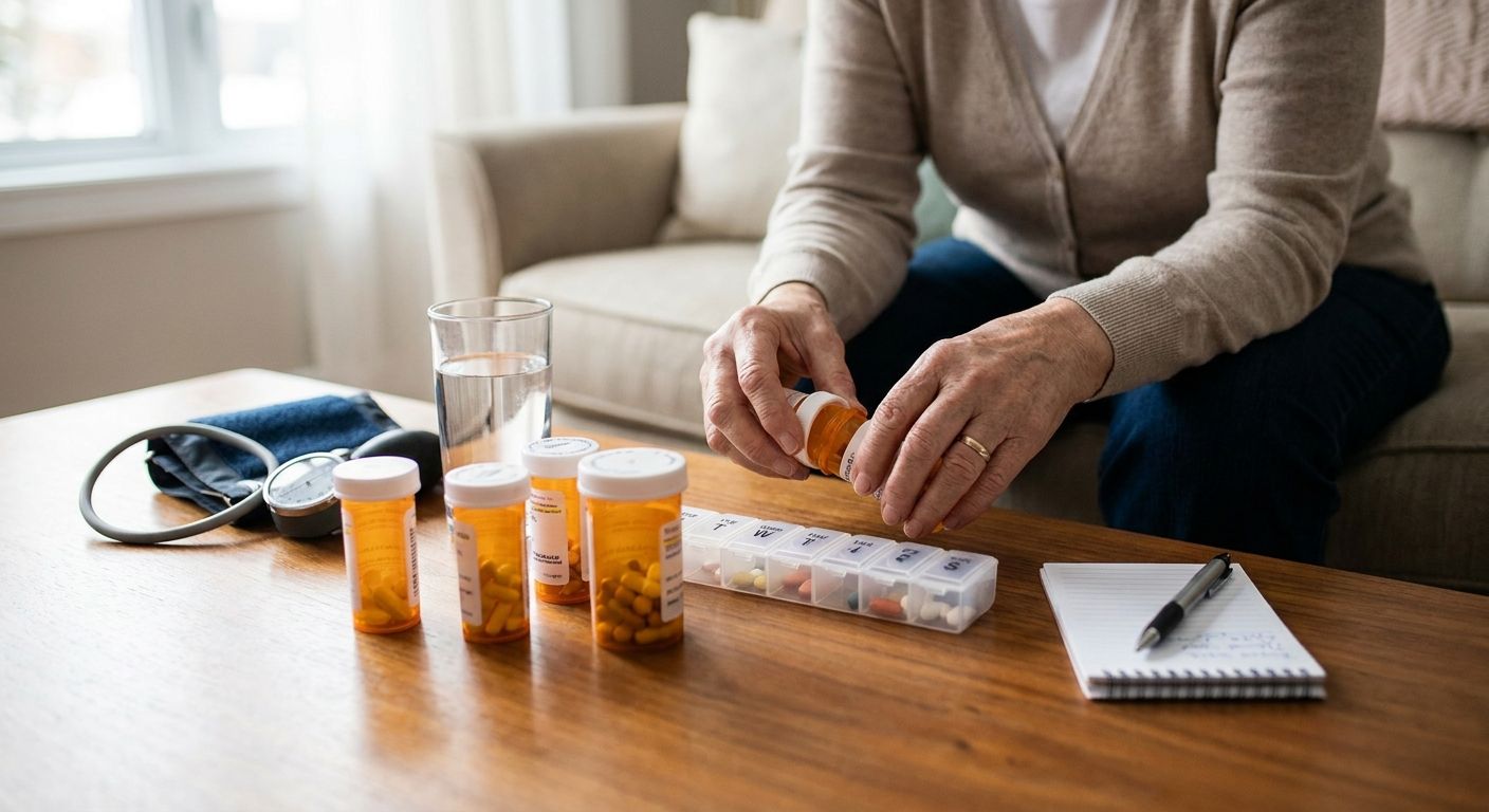 Medication management for seniors with high blood pressure