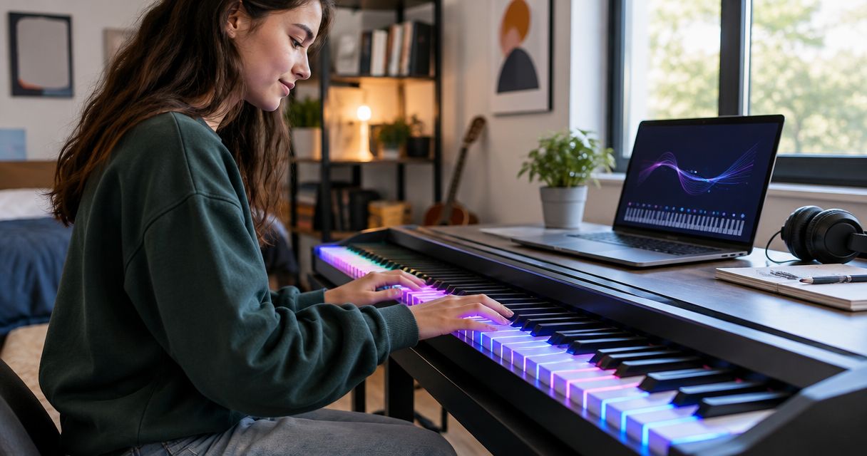 LED piano learning for college students: complete 2026 guide