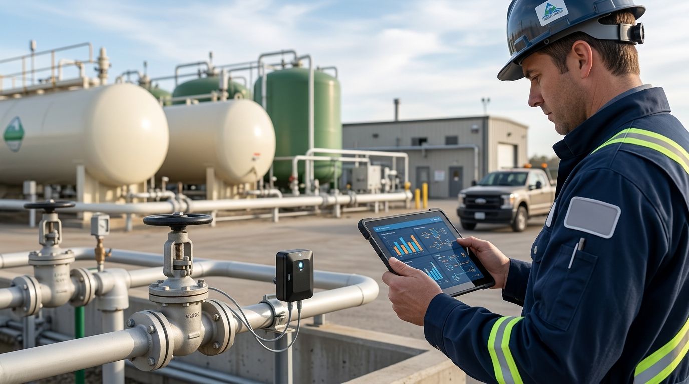 Best IoT platform for propane and biogas distribution sites
