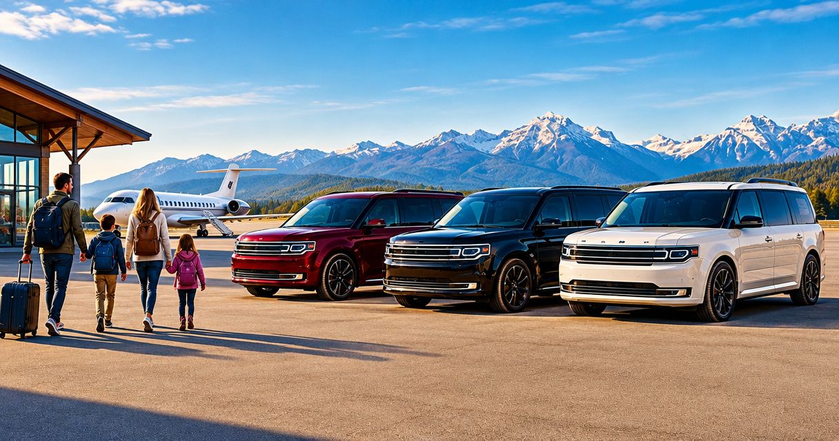 Kalispell airport to Whitefish with children: planning your ride