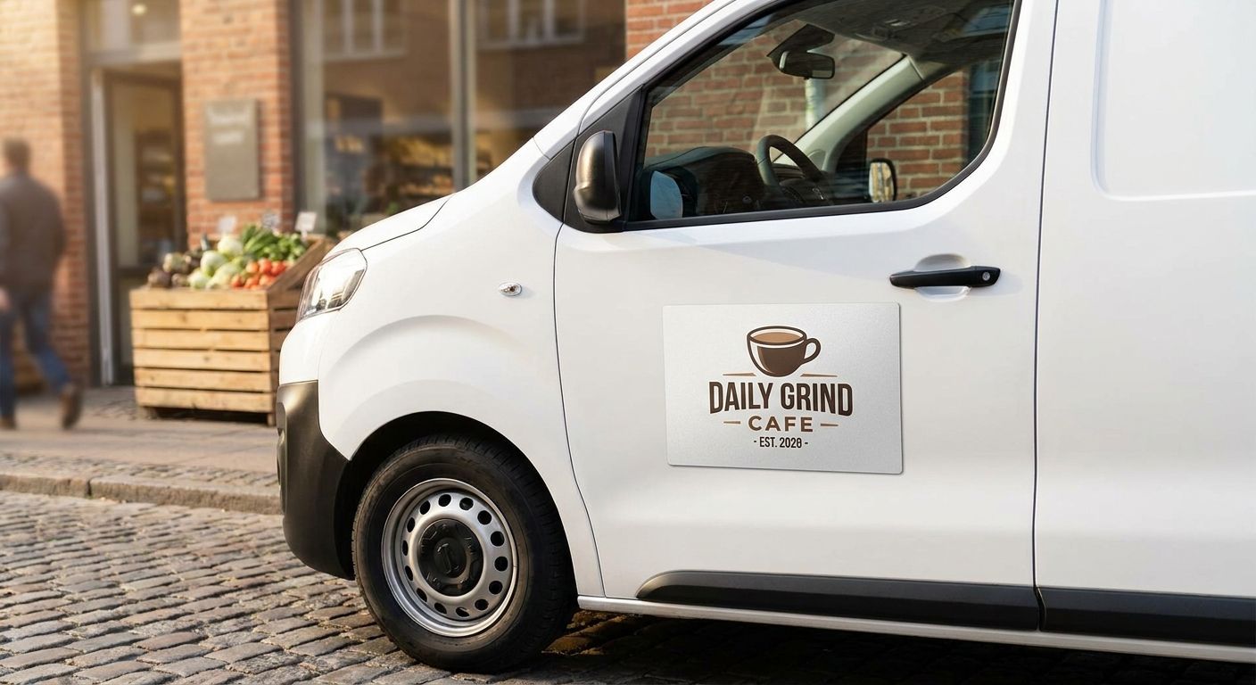 Custom car magnets for small business vehicles