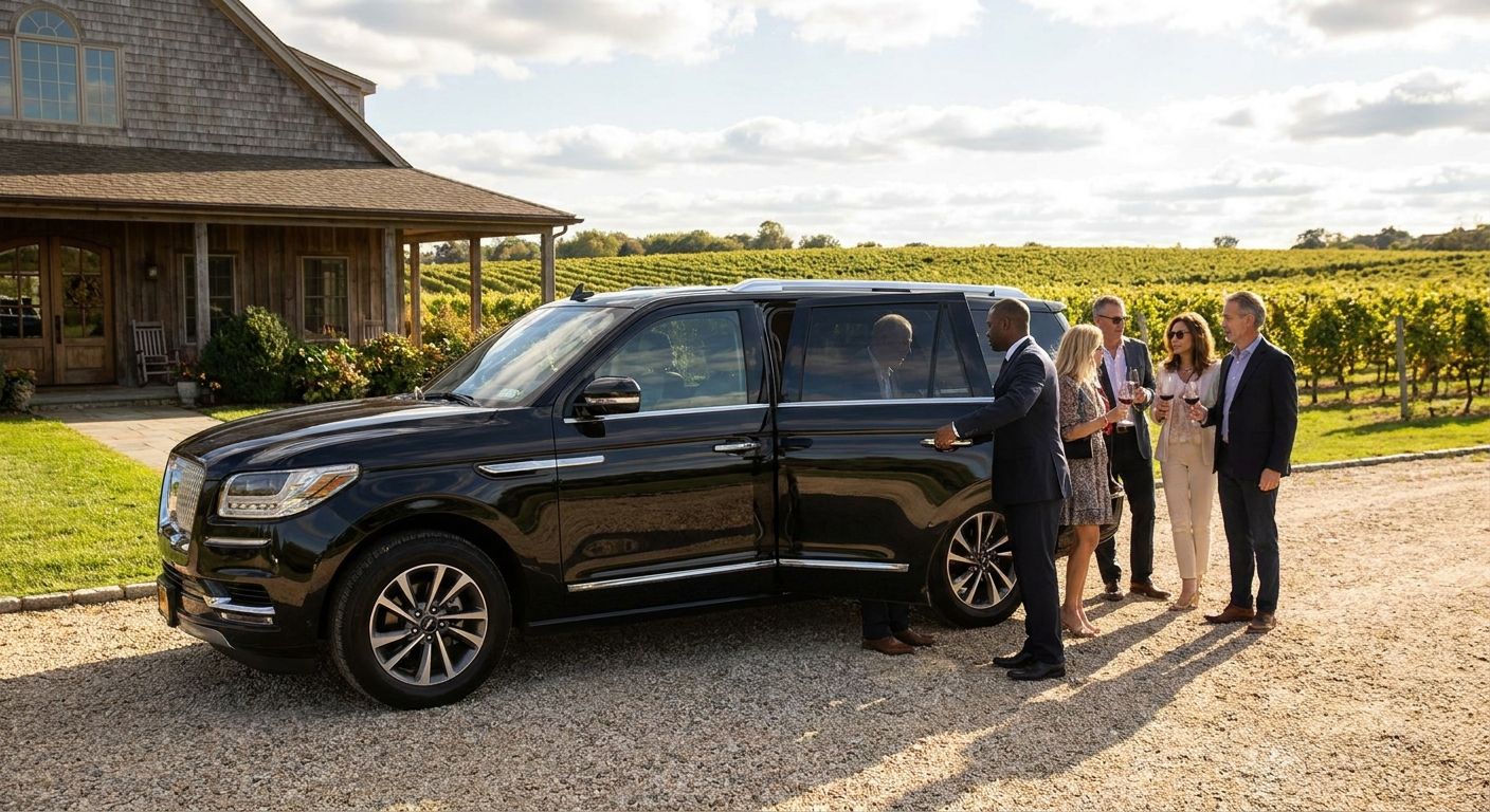 Wine tour transportation for North Fork Long Island