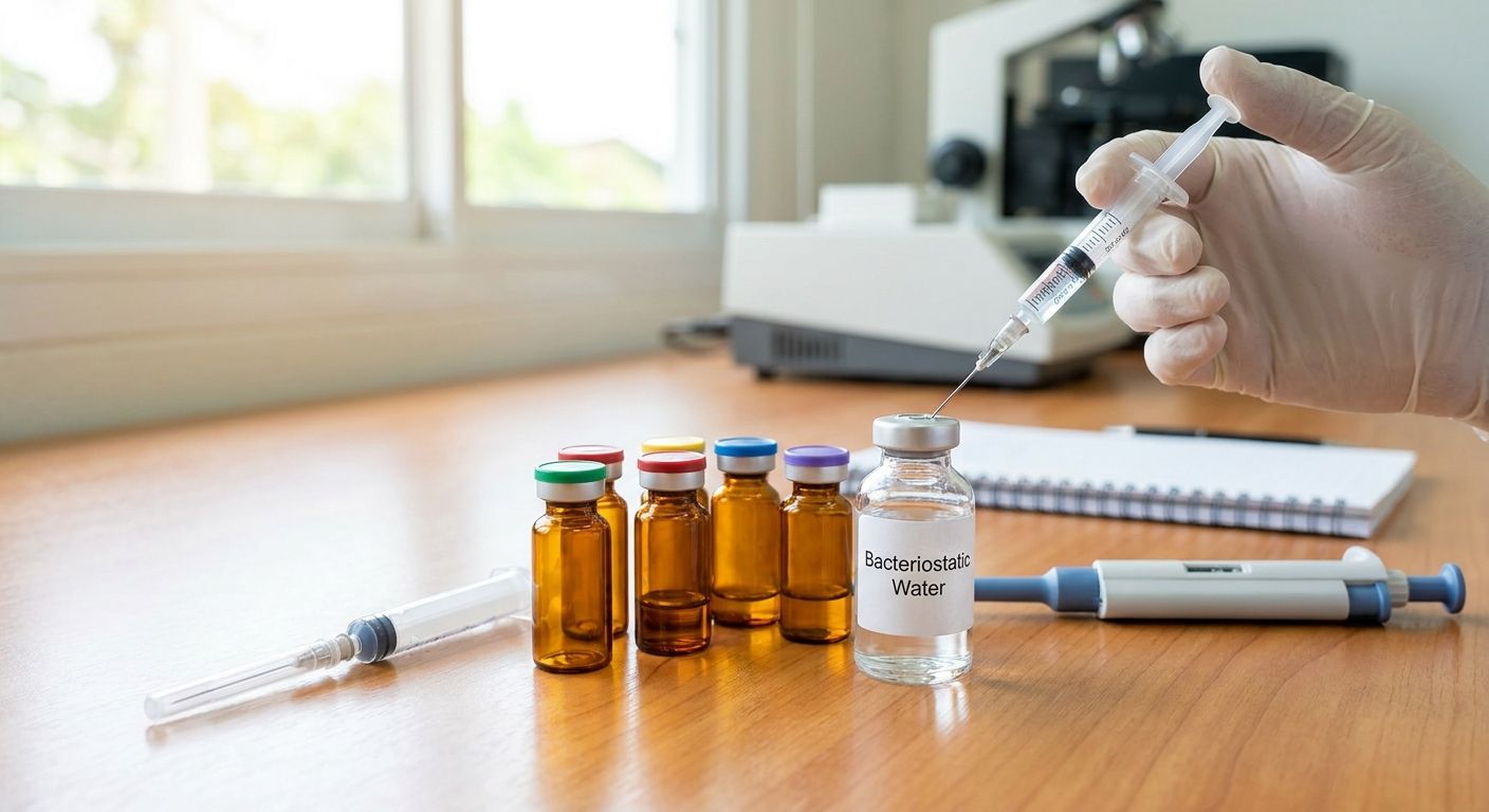 Best bacteriostatic water volume for peptide dilution