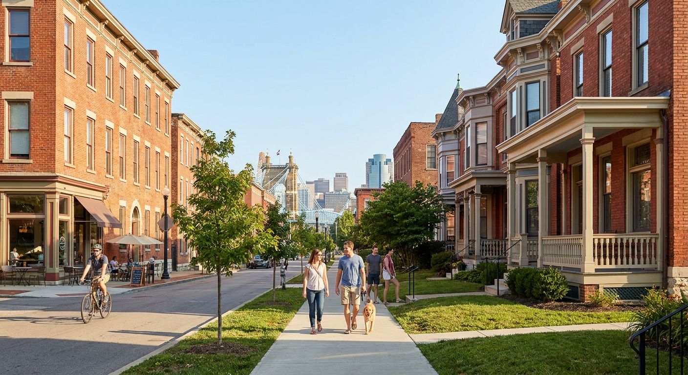 Best walkable neighborhoods in Cincinnati for homebuyers