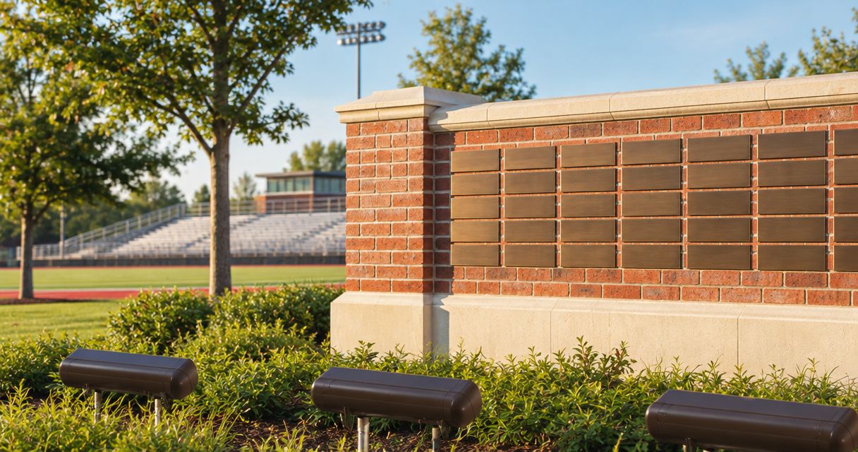 A donor recognition wall for sports: acknowledging sponsors