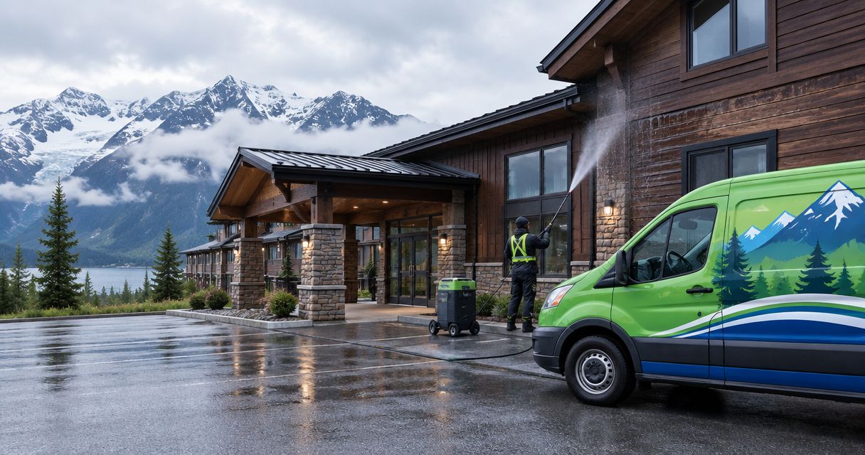 Exterior cleaning for Alaska hotels and motels
