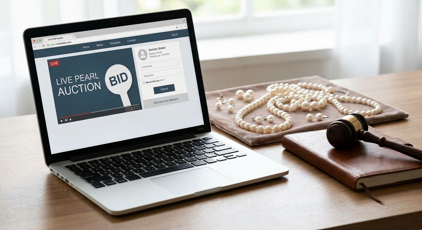 Best online jewelry auctions for pearl collectors
