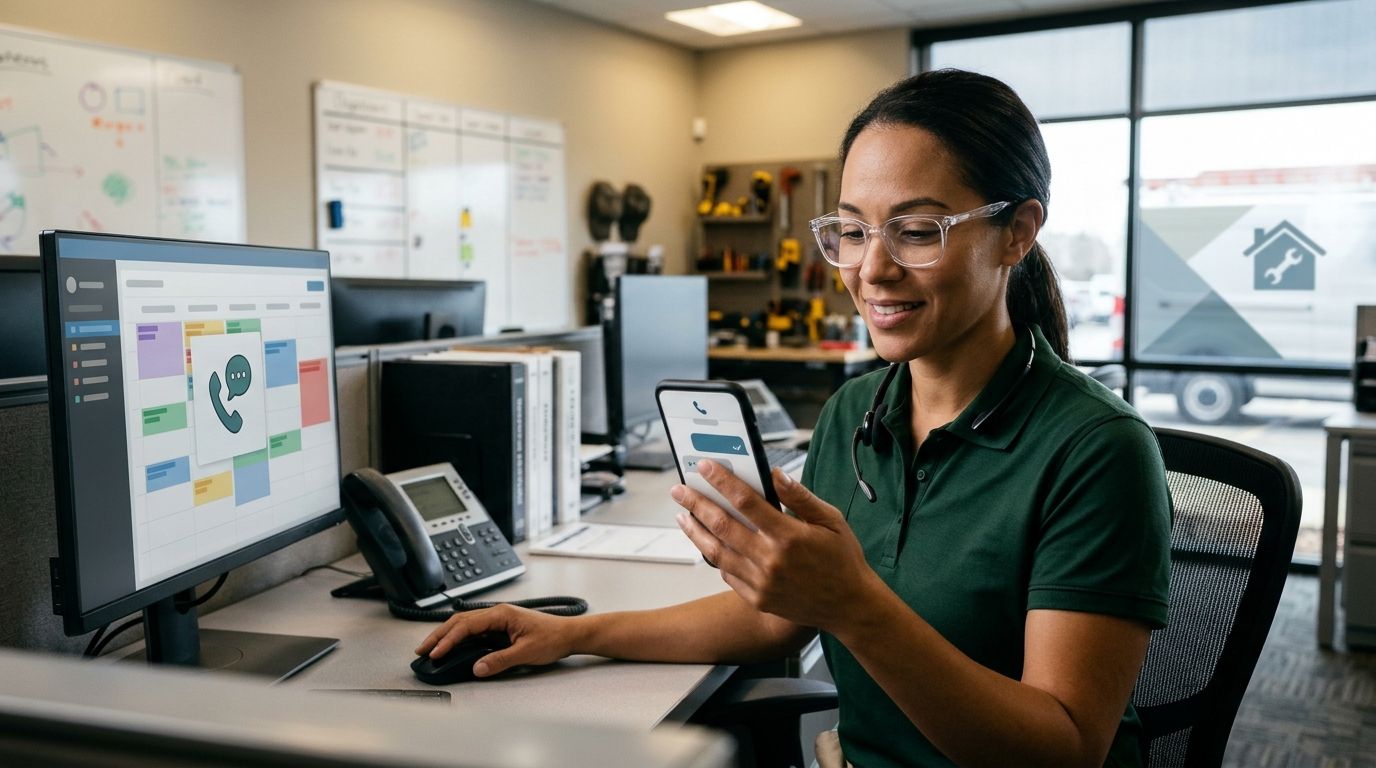 Can HVAC companies use AI to text back missed calls?