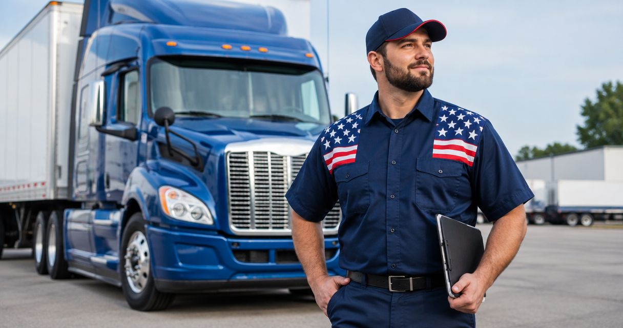 Patriotic uniforms for trucking and freight companies: complete 2026 guide