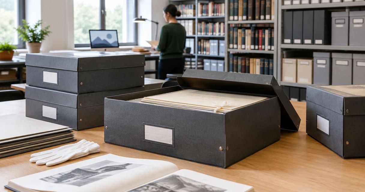 Best file storage boxes for libraries and archives 2026