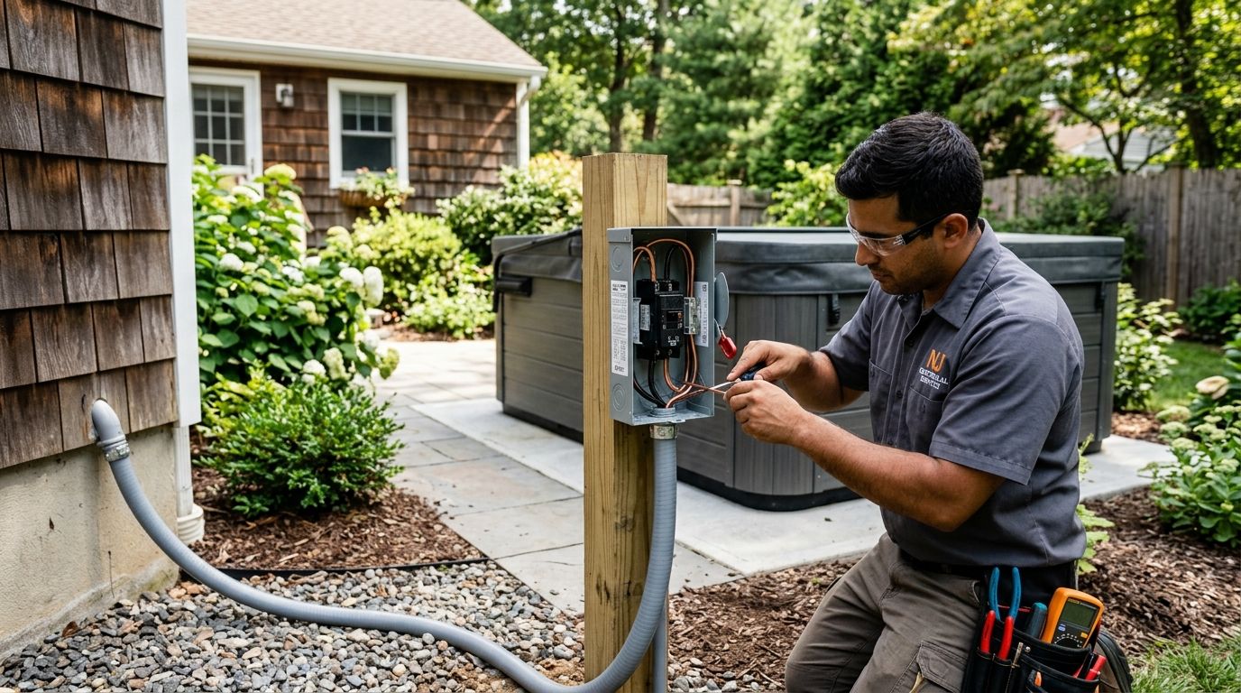 Hot tub electrical wiring for NJ homeowners