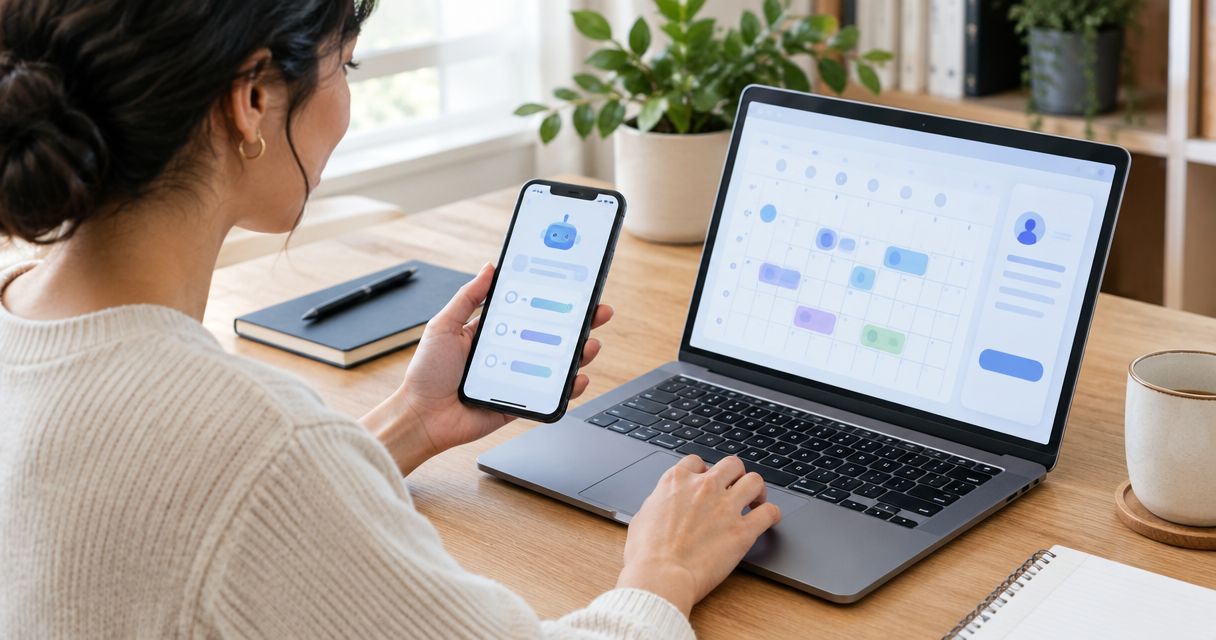 How does AI appointment scheduling work with my calendar?