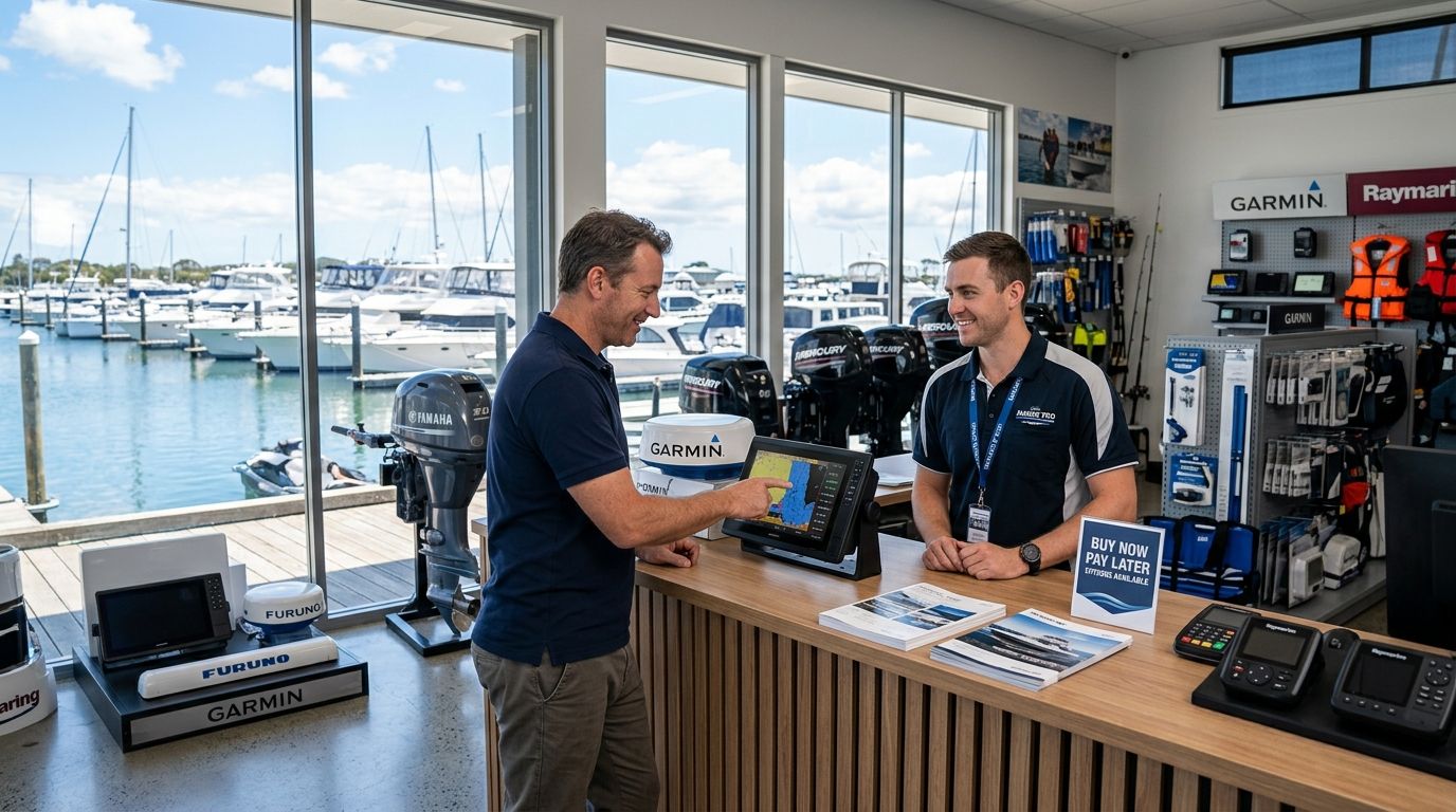 Buy now pay later for boat and marine equipment dealers