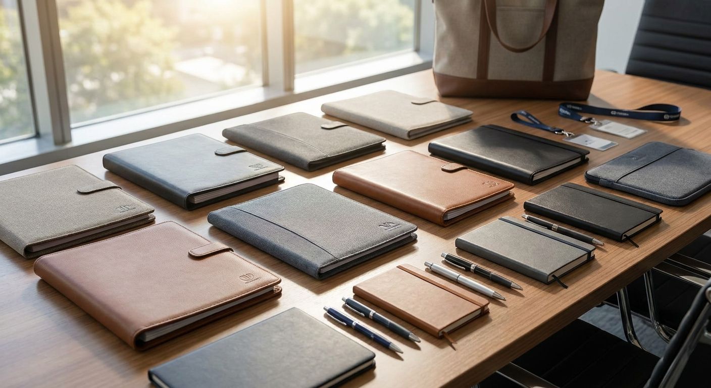 Custom portfolios for corporate conference kits