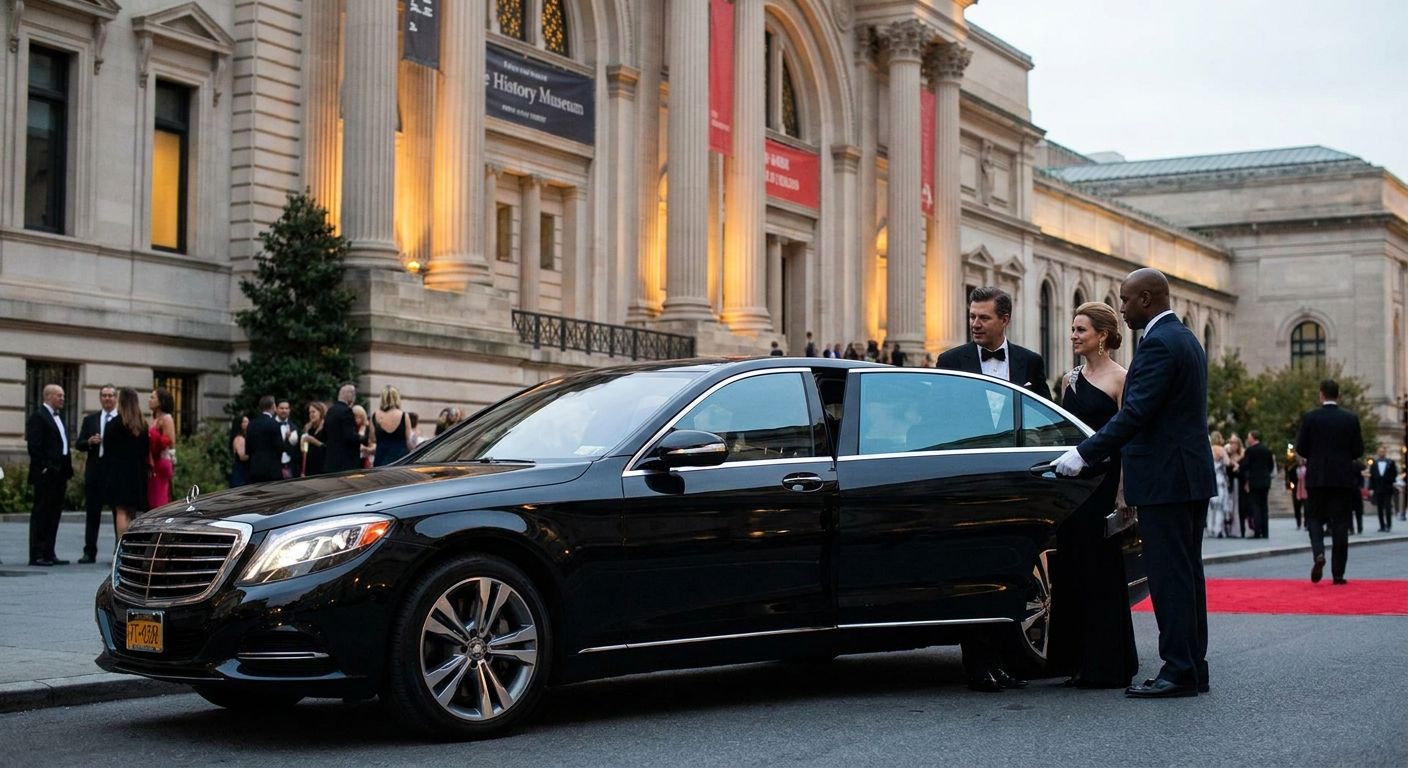 Car service for museum gala and fundraiser events in NYC