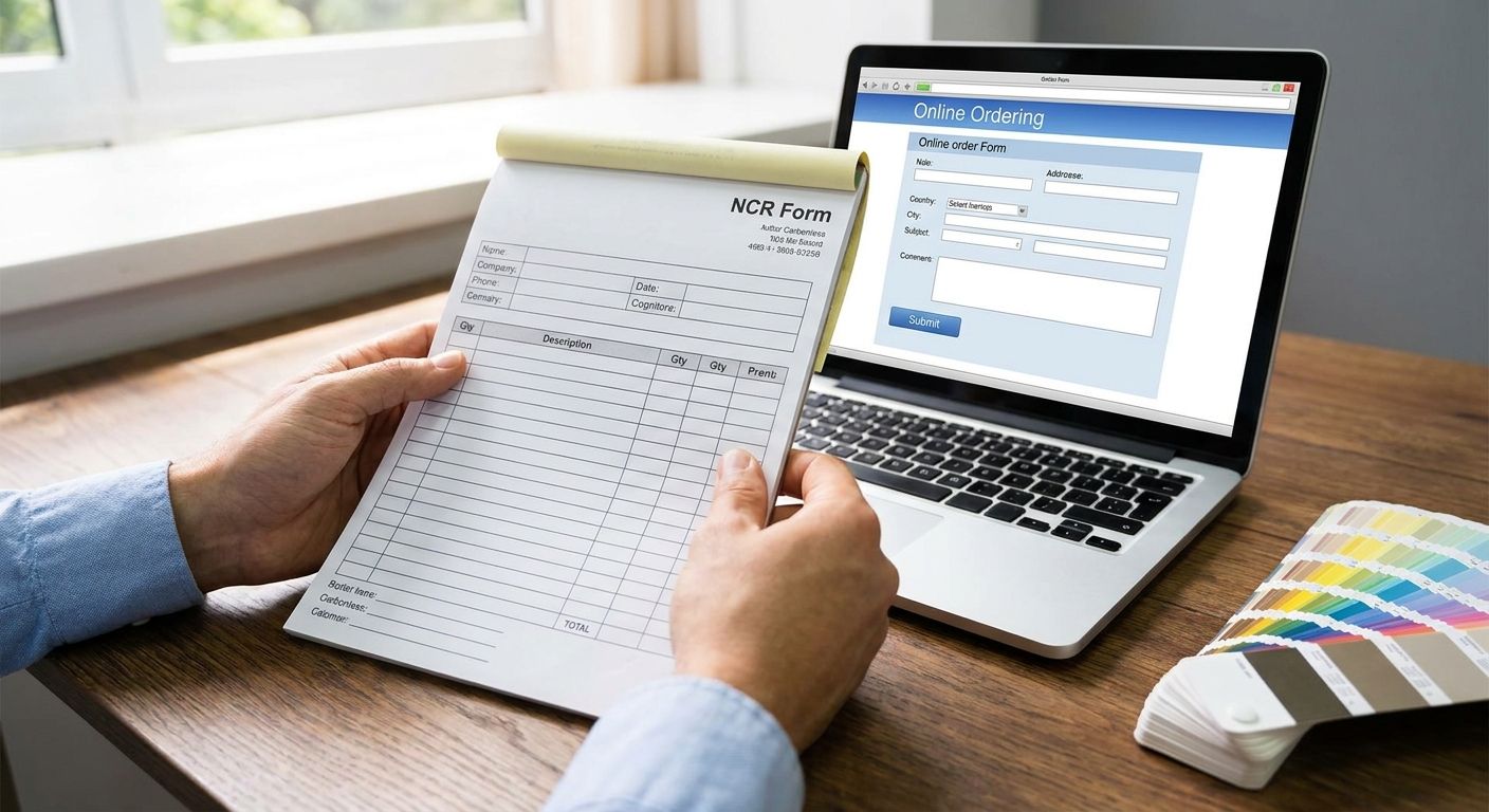 How to order NCR carbonless forms that print clearly